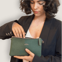 Pochette plate bicolore Juliette