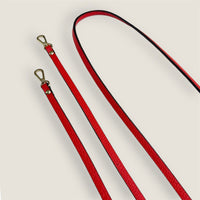 Bandoulière fine en cuir